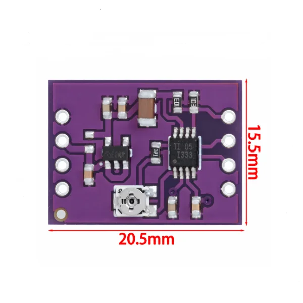 MCU-333 INA333 Human Body Weak Signal Multifunction Triple Op Amp Precision Instrumentation Amplifier Module