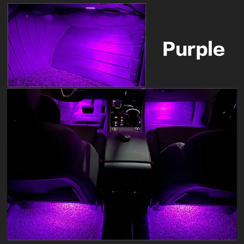 LED Auto Fußraum Lichter Birne Innen Atmosphäre Dekorative Lampe Zubehör Für SEAT Leon 5F MK3 2013 2014 2015 2016 2017 2018 – Detail 7