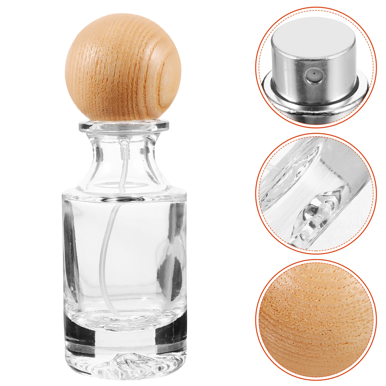 2 قطعة زجاجة عطر للسفر زجاجات زيت عطري زجاجية مدمجة قابلة لإعادة الملء حاوية عطر صغيرة فارغة تخزين حجم السفر