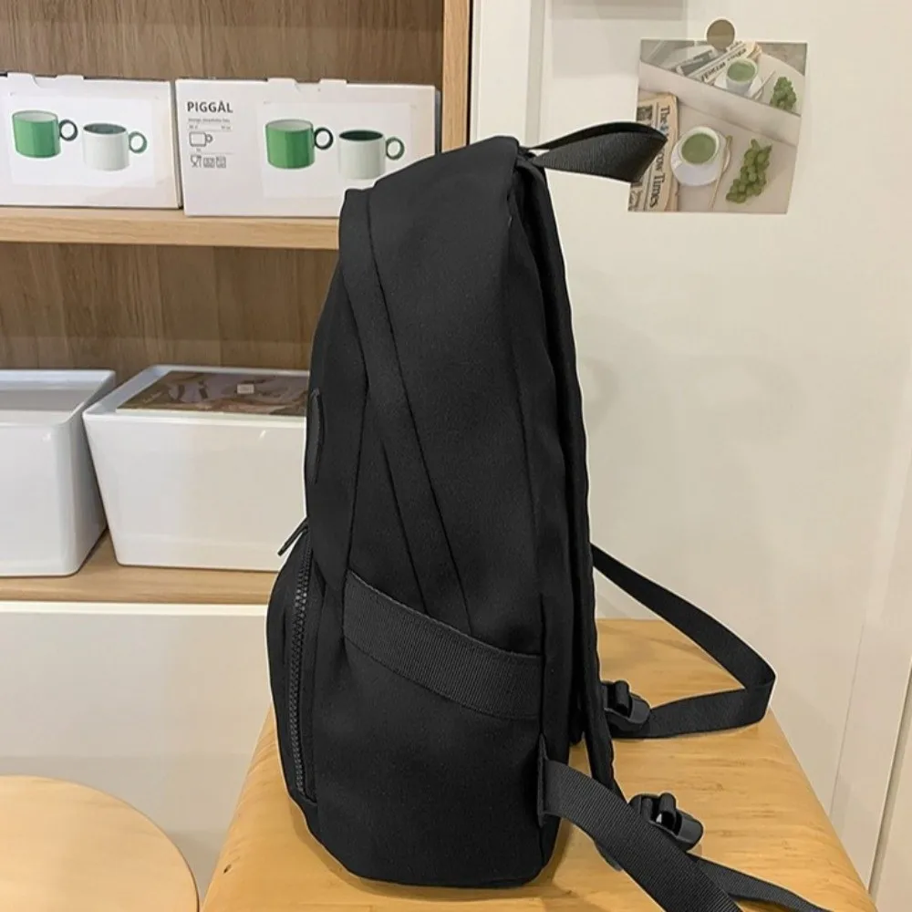 Casual Waterproof Women Nylon Backpack Lightweight Leisure Students Schoolbag Large Capacity Preppy Style Laptop Book Bag Travel