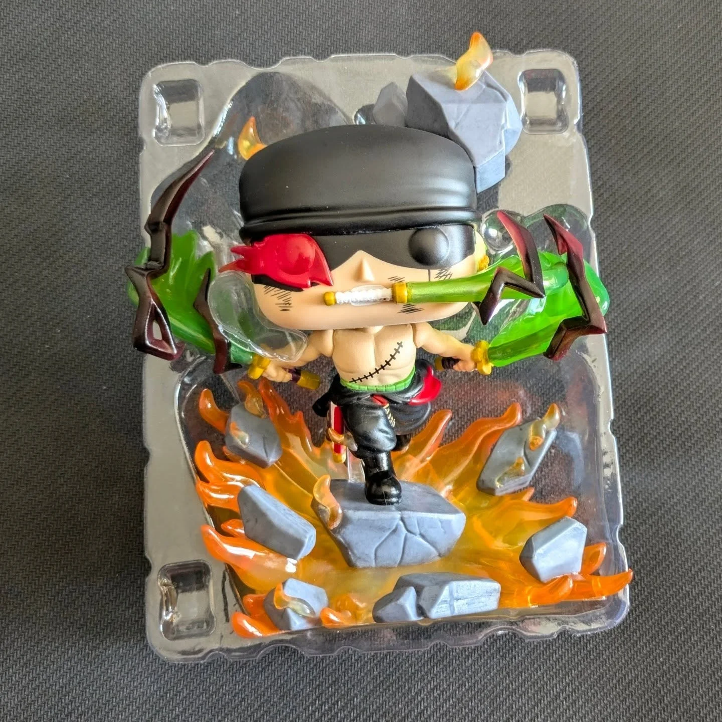 Premium Roronoa Zoro (King of Hell) Figure Funko Pop! #2151 Official Authentic Limited Edition Figures One Piece Fans Gift Toy