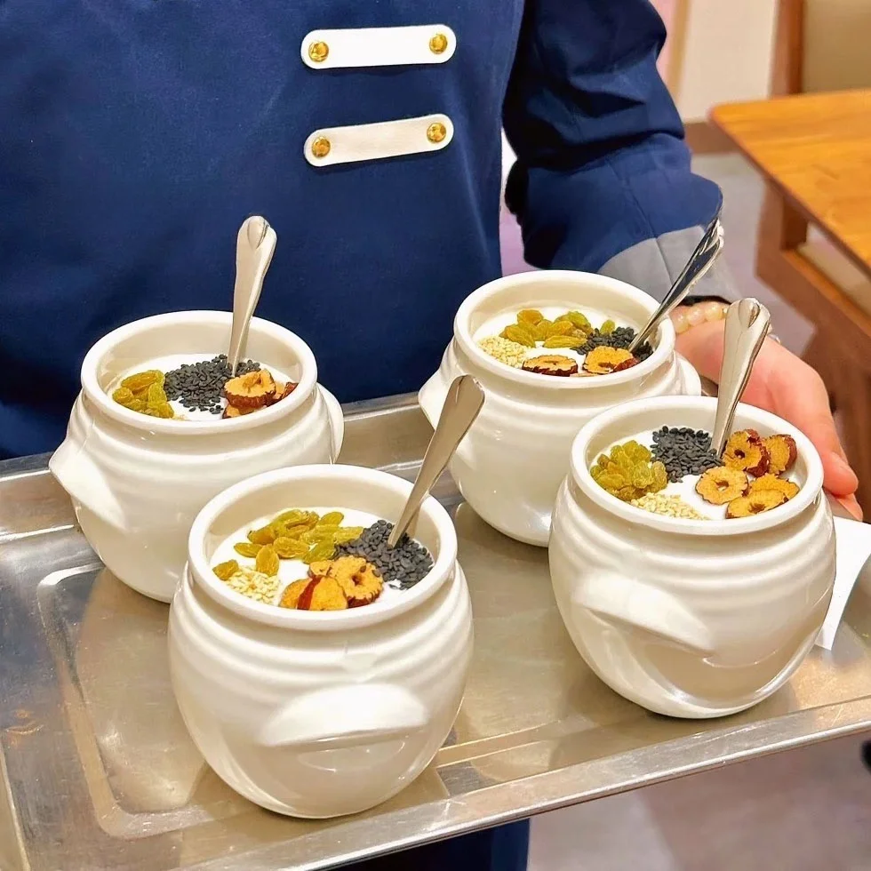 Taza de leche para hot pot Cerc Special, taza para té con leche, café, pudín, cuenco para agua con azúcar, plato para bebidas frías, taza para condimentos