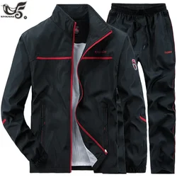 Traje deportivo para hombre, conjunto de chaqueta y pantalón de 2 piezas, conjunto informal para gimnasio, deportes, trotar, chándales de baloncesto, sudaderas con capucha, ropa para hombre