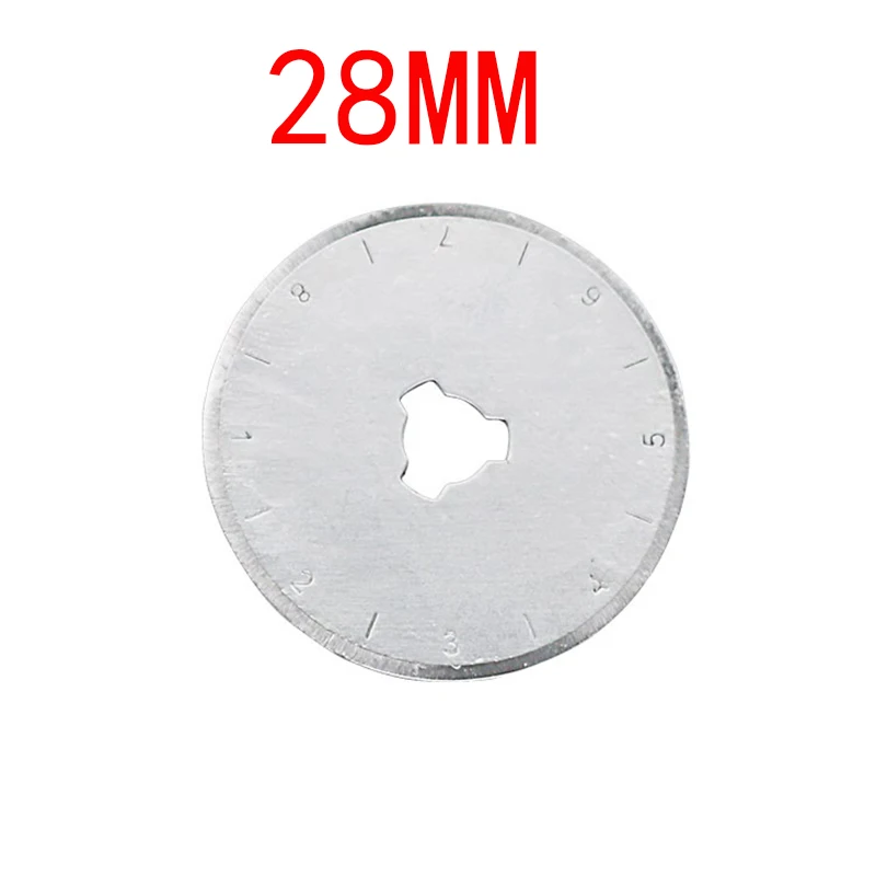 10Pcs Rotary Cutter Refill Blades Patchwork Fabric Leather Craft Steel Circular Sewing Quilting Cutters