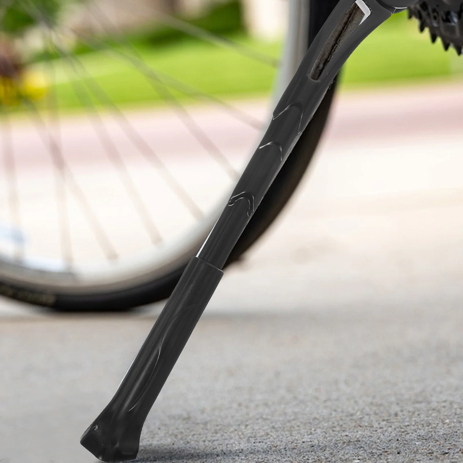Cavalletto per bicicletta Supporto per piede per bici Piccolo strumento professionale per riparazione moto per bambini in plastica da rugby in lega di alluminio Ebike