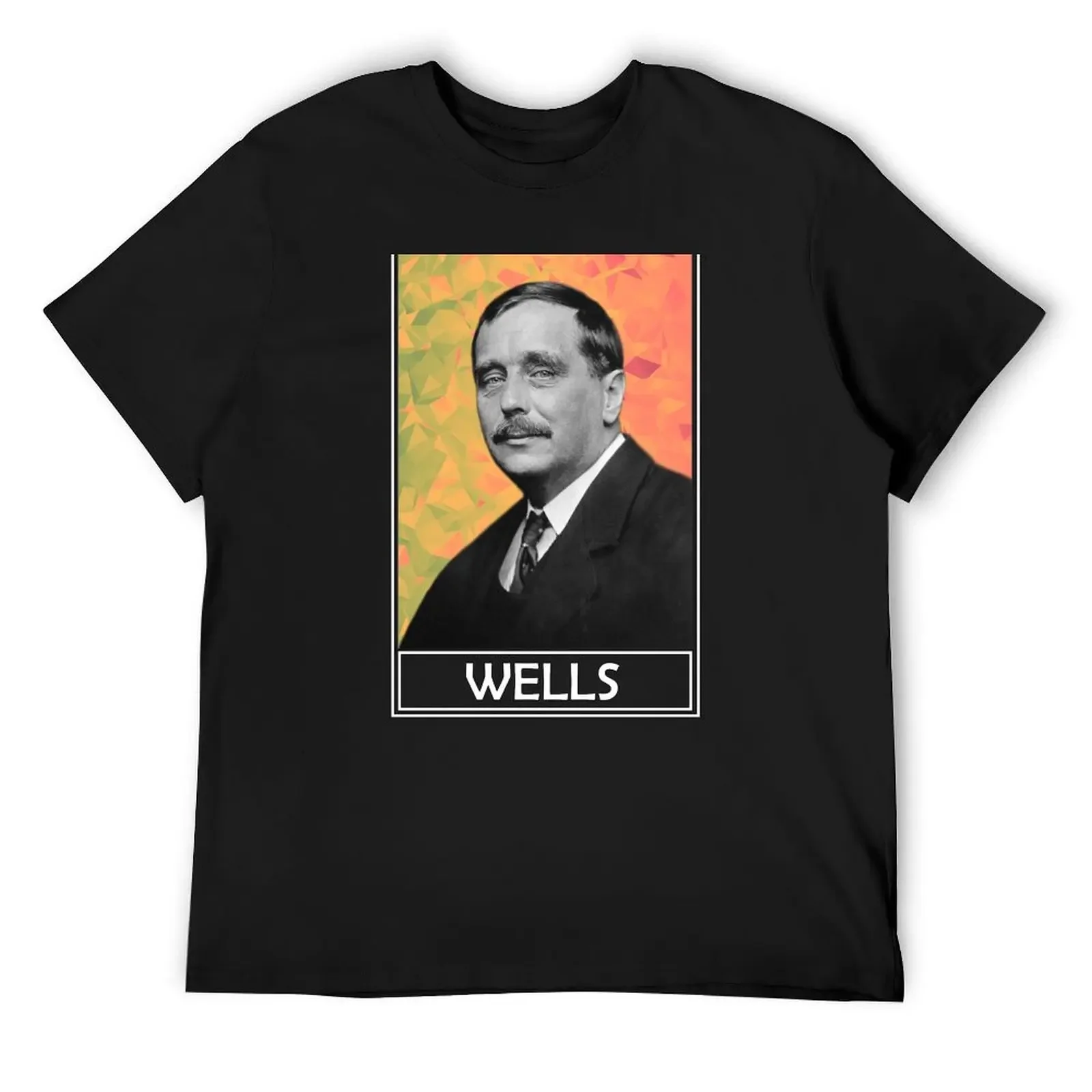 

H. G. Wells T-Shirt anime clothes quick drying aesthetic clothes mens graphic t-shirts funny