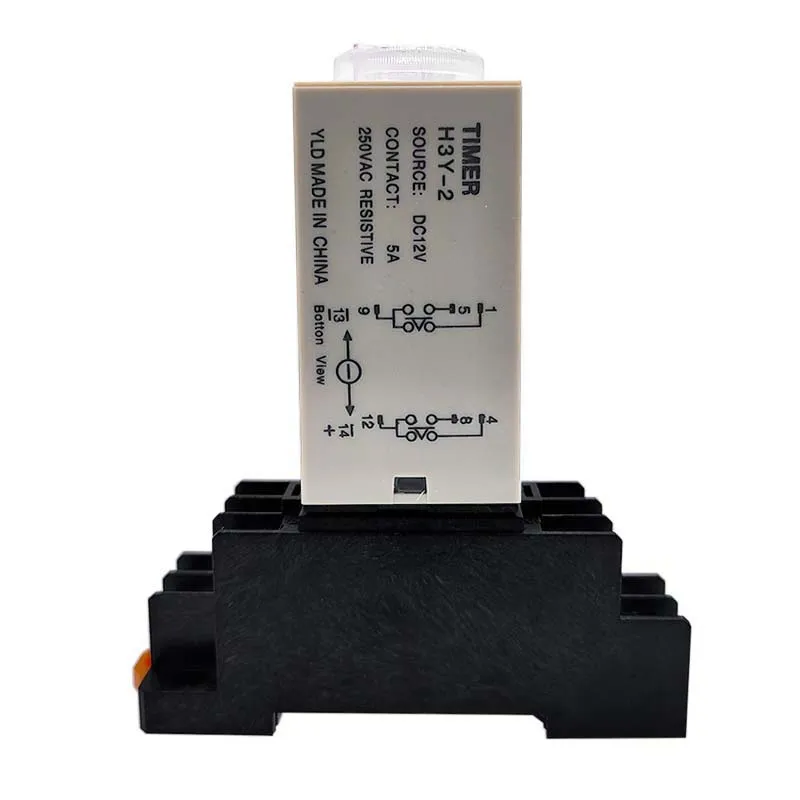 Time relay with base plug, 8-pin, turn off delay timer, CA 220V，110V，380V，ST3PA-A/B/C/D/E/F/G image 3