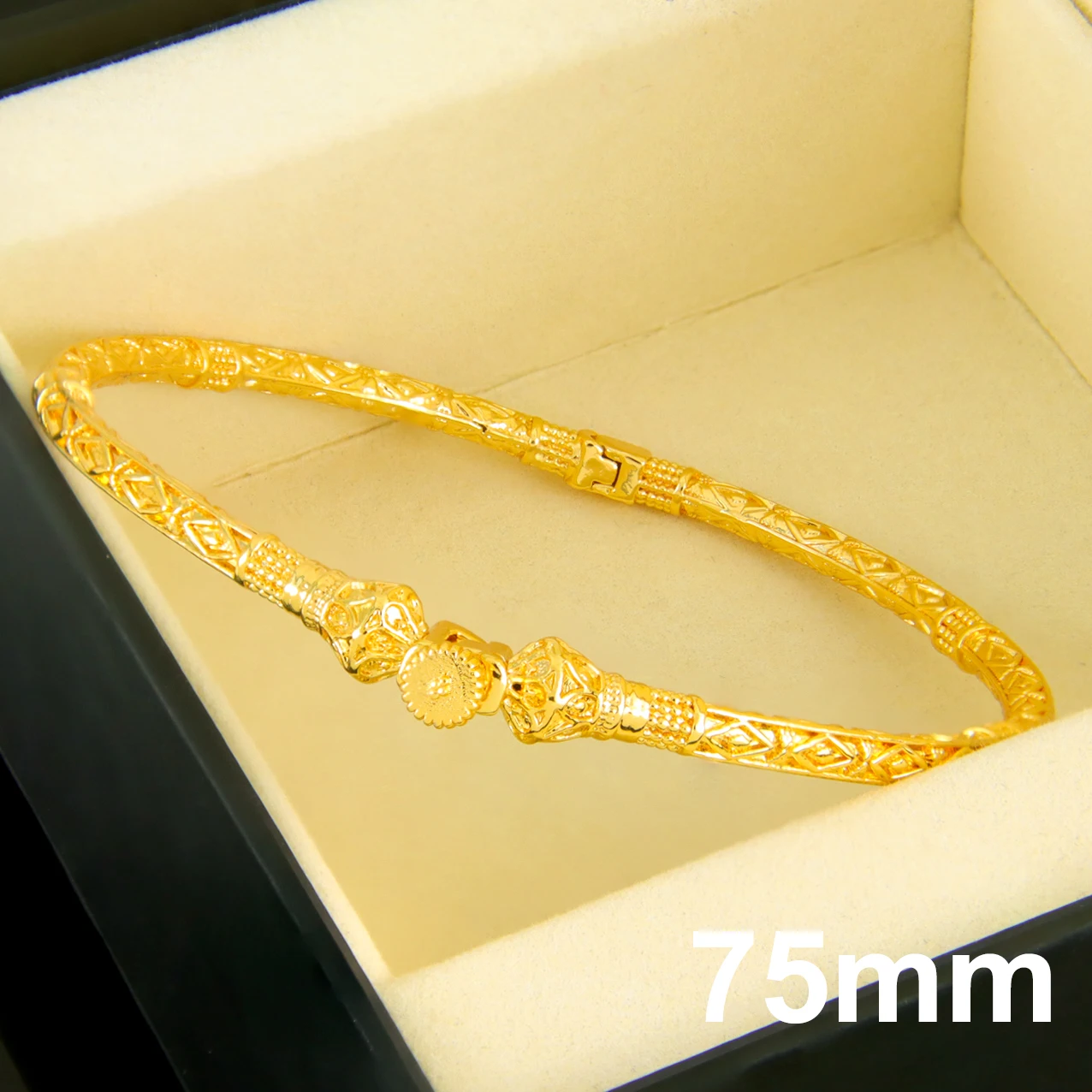 Dubai Mode Fuß Armband 21k Gold Überzogene Nigeria Braut Hochzeit Retro Knöchel Armreifen Nahen Osten Muslimischen Frauen Heiraten schmuck – Detail 8