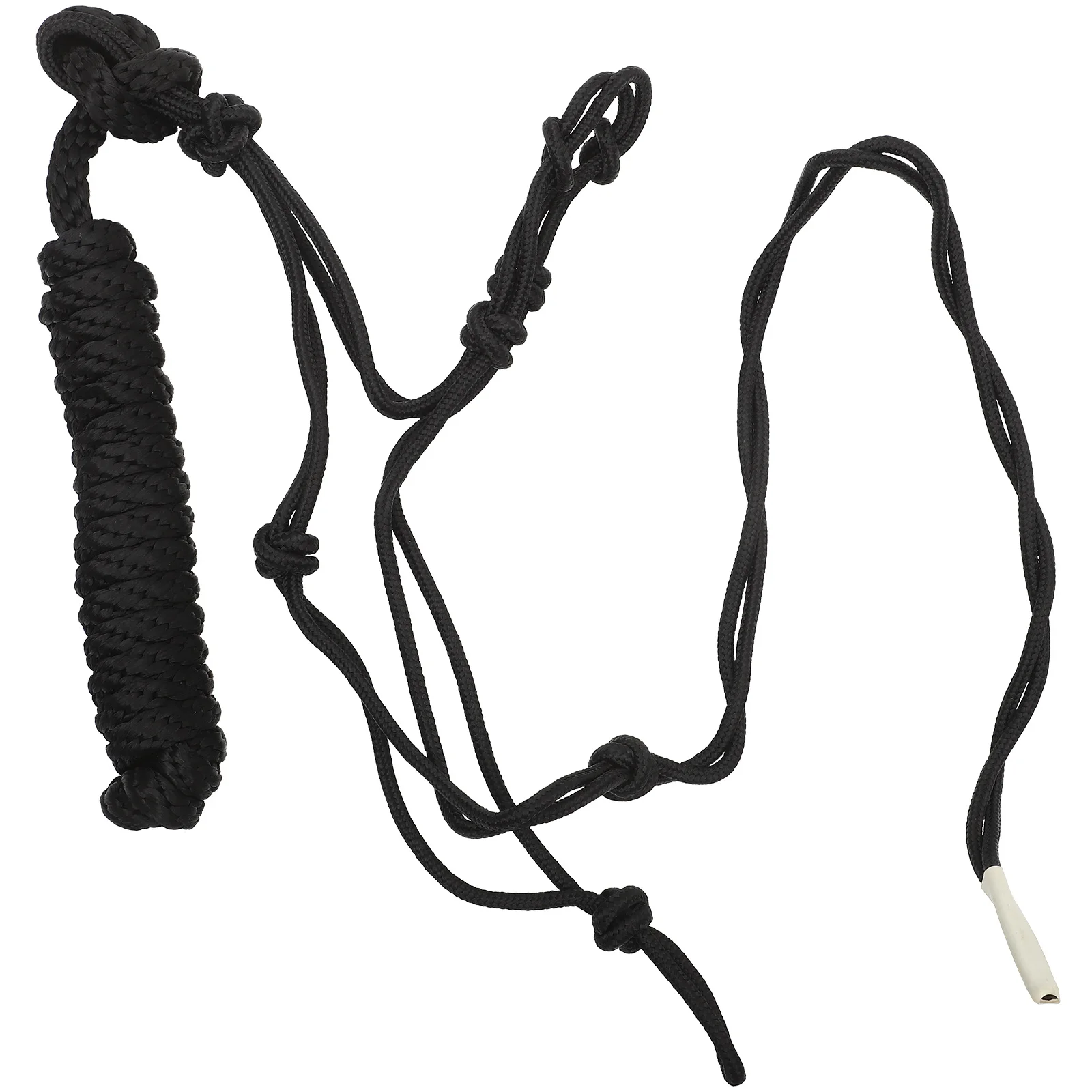 الحصان الرسن حبل مضفر تصميم دائم مقاومة للاهتراء التدريب الرسن ركوب الخيل في الهواء الطلق سلامة رئيس طوق الحصان