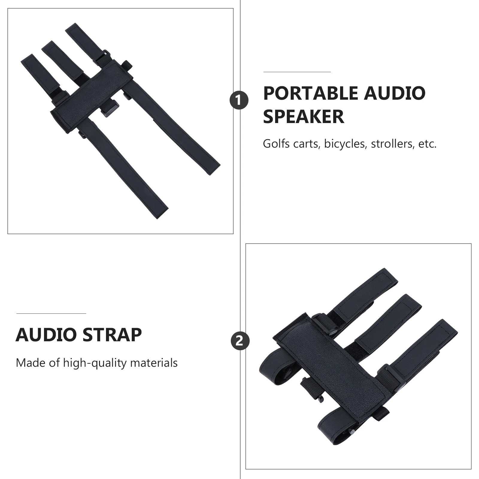 

Bike Speaker Fixed Belt Portable Speaker Strap for Secure Wireless Holder Suitable Railing Bicycles Cycling