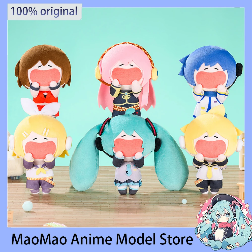 Muñeco de Peluche Original de Hatsune Miku KAITO, Muñeco de Peluche de Anime Megurine Luka Kagamine Rin de 17 cm, Muñeco Kawaii para Decoración, Regalo de Cumpleaños