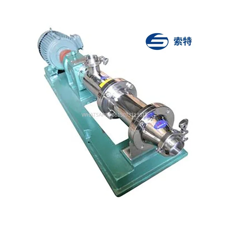 Constant Pressure Metering Stator Rotor Screw Pump Chemical Fluid Transportation Mono Screw Pump