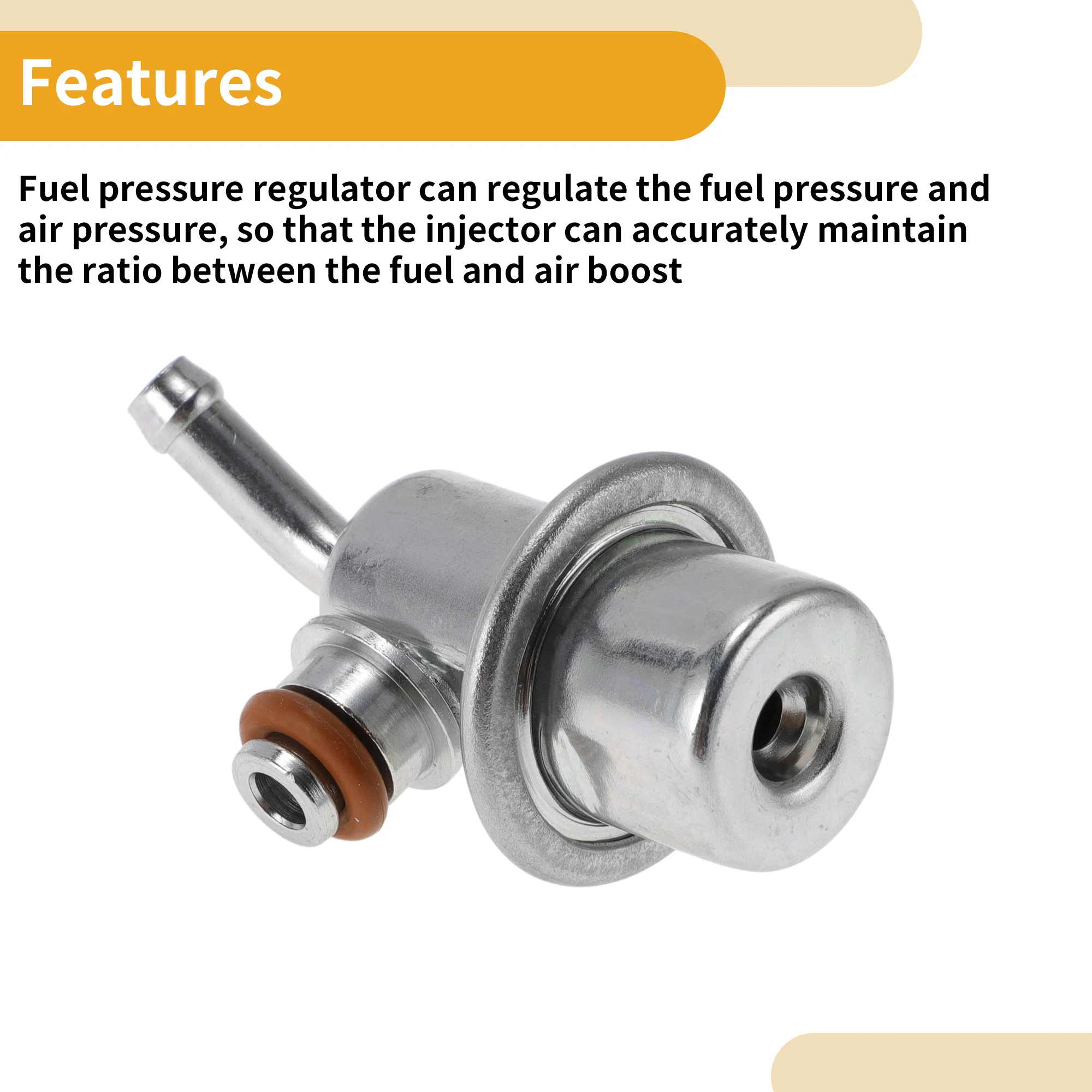 UXCELL Fuel Pressure Regulator Fuel Pump Regulator No.1580781 for Kia Rio 1.6L 1594CC L4 GAS DOHC Naturally Aspirated 2005