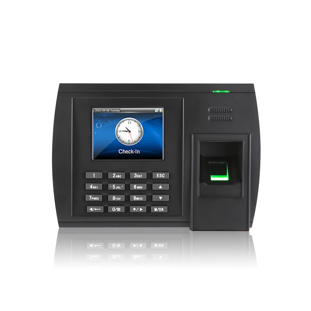 Biometric Time Attendance Machine/Fingerprint Clock Recorder With USB TCP/IP And Optional WiFi