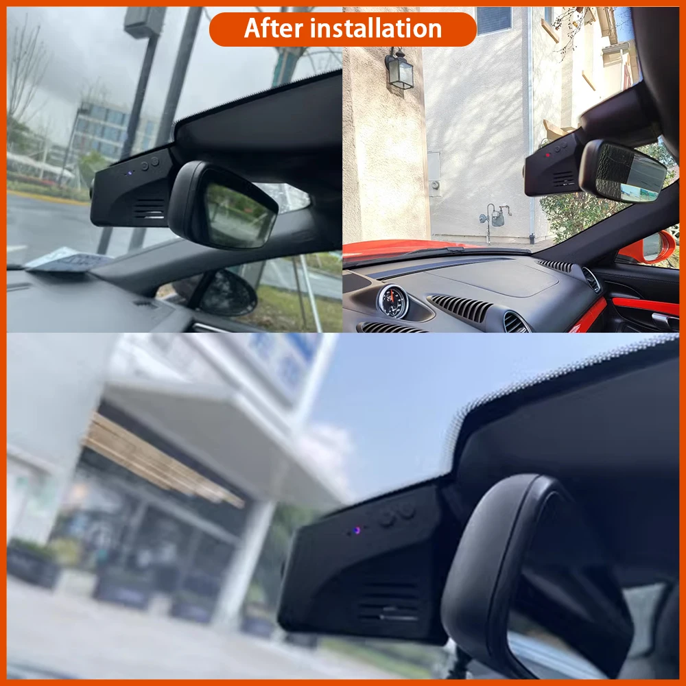 for Porsche Carrera Macan Cayenne Panamera 970 911 991.1 991.2 Video Recorder 4K DVR Dash Cam Wifi Camera 170° Wide Angle