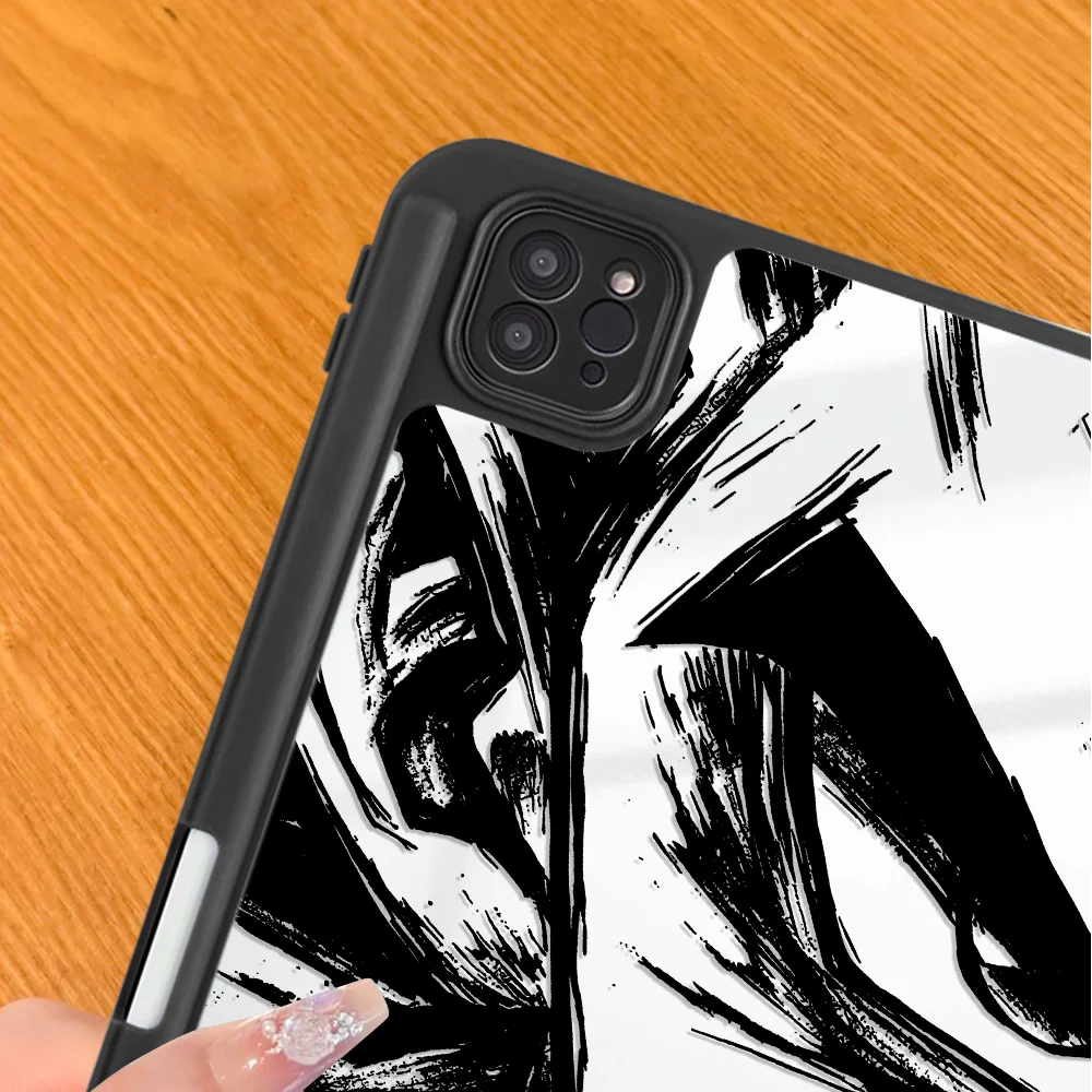 With Pen Slot Cover Tablet Case For iPad 10th Gen Mini 7 6 5 Air 8 M2 M3 3 12th 11th Pro M4 13 2025 2026 9th Japan Dragon Balls