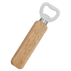 1pcs Wood Beer Bottle Opener Wooden Handle Wine Soda Bottle Openers Bar Home tool