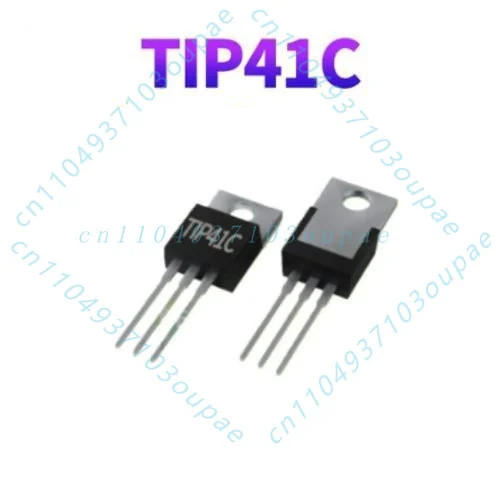 For TIP41C transistor TO-220 in-line power transistor, large chip
