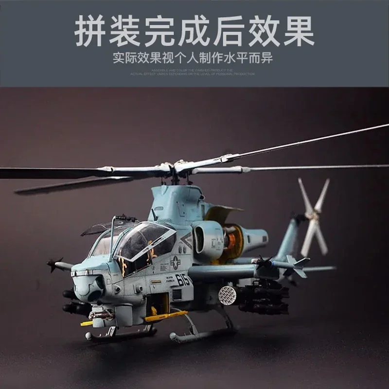 Kitty Hawk Assembled Aircraft Model Kit KH80125 AH-1Z Viper Carrier Attack Helicopter 1/48 Scale