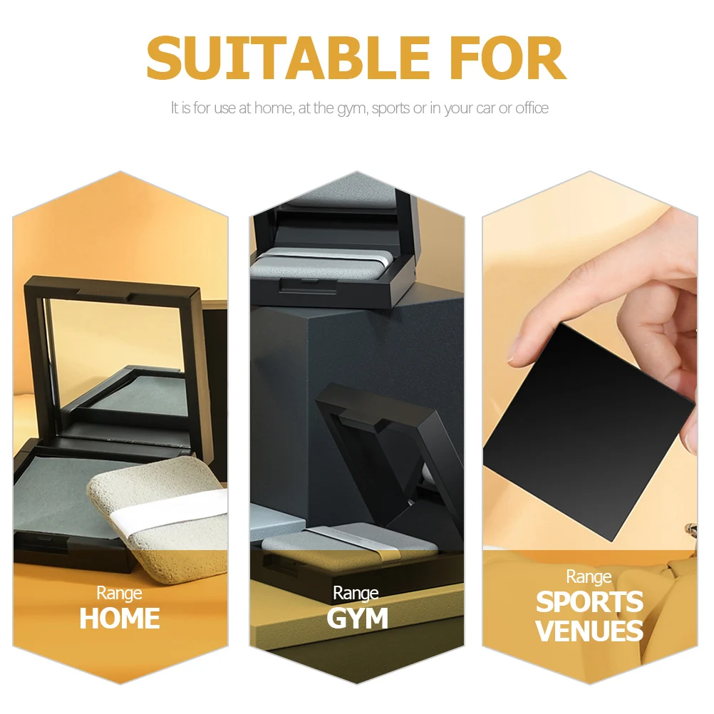 مجموعة واحدة من ورق النشاف للتحكم في زيت الوجه، مرآة مدمجة محمولة غير لامعة لامتصاص الزيت لمكياج الوجه #1