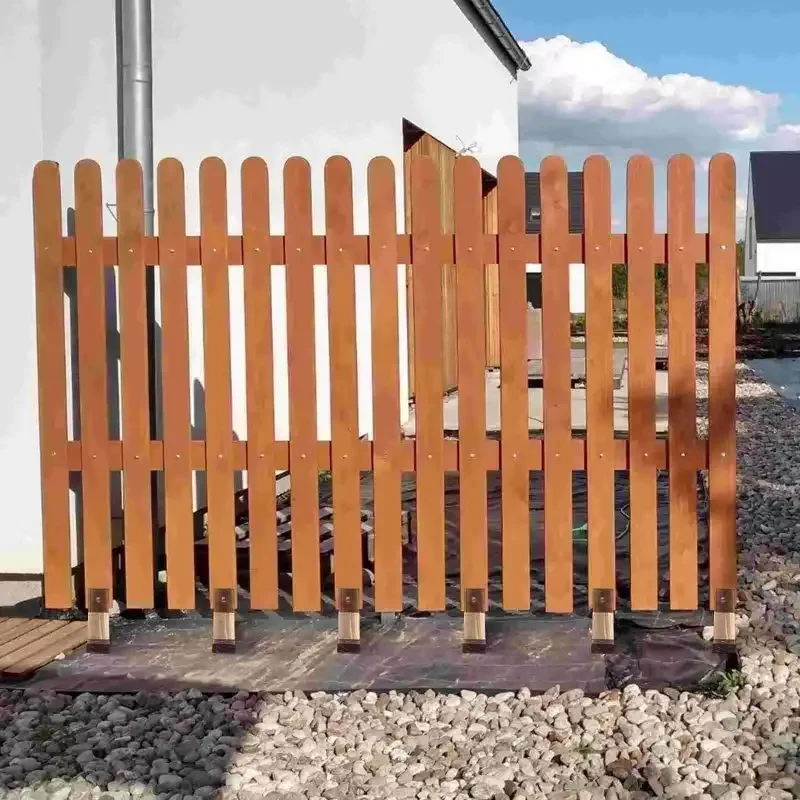 Base de support de clôture en bois pour plantes pour animaux de compagnie, pieds de support satisfaits, clôture anti-corrosion, rallonge en bois de siège, jardin