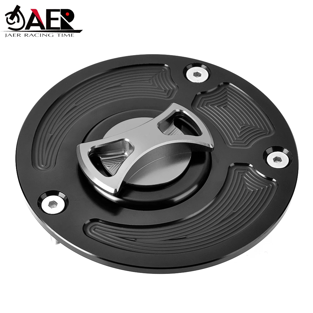 Quick Release Fuel Gas Tank Cap Cover for Kawasaki Z650 Z750S Z750R Ninja ZX6R 636 ZX636R ER4N ZX12R VN 650 Vulcan S ZZR1400
