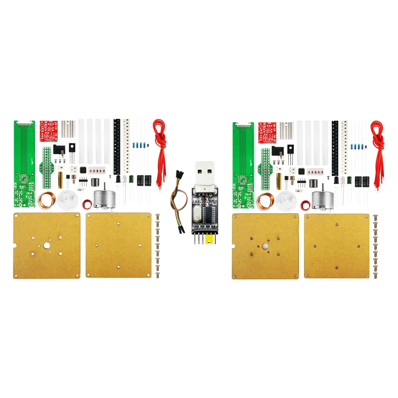 

DIY Soldering Practice Kit Cross Rotating LED Display DIY Electronics Kit