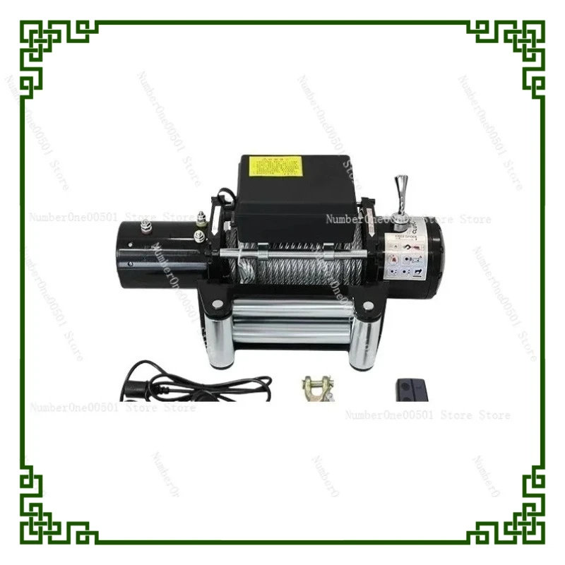 

12V 24V Electric Winch 4500LBS Off-Road Vehicle Recovery System with Wireless Remote Portable Hoist for Truck Jeep SUV ATV