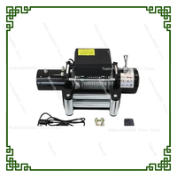 12V 24V Electric Winch 4500LBS Off-Road Vehicle Recovery System with Wireless Remote Portable Hoist for Truck Jeep SUV ATV