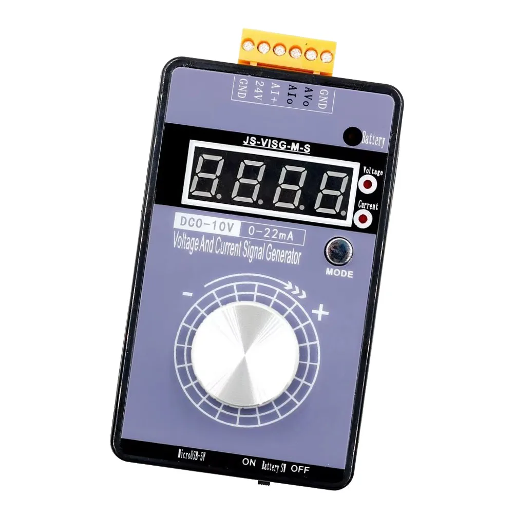 /Handheld /Signal /Generator 0-10V 0-20mA Voltage Current Source Tester For Industrial Sensor Calibration And PLC Debugging Tool