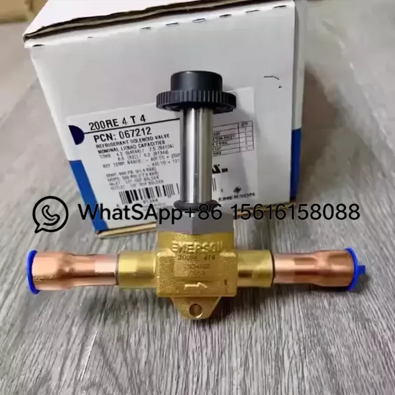 Original New Emerson Solenoid Valve  200RE2T2  200RE2T3  200RE7T7  200RE2F3 200RE6T5  200RE3T4 200RE4T5 200RE4F4   200RE4F3