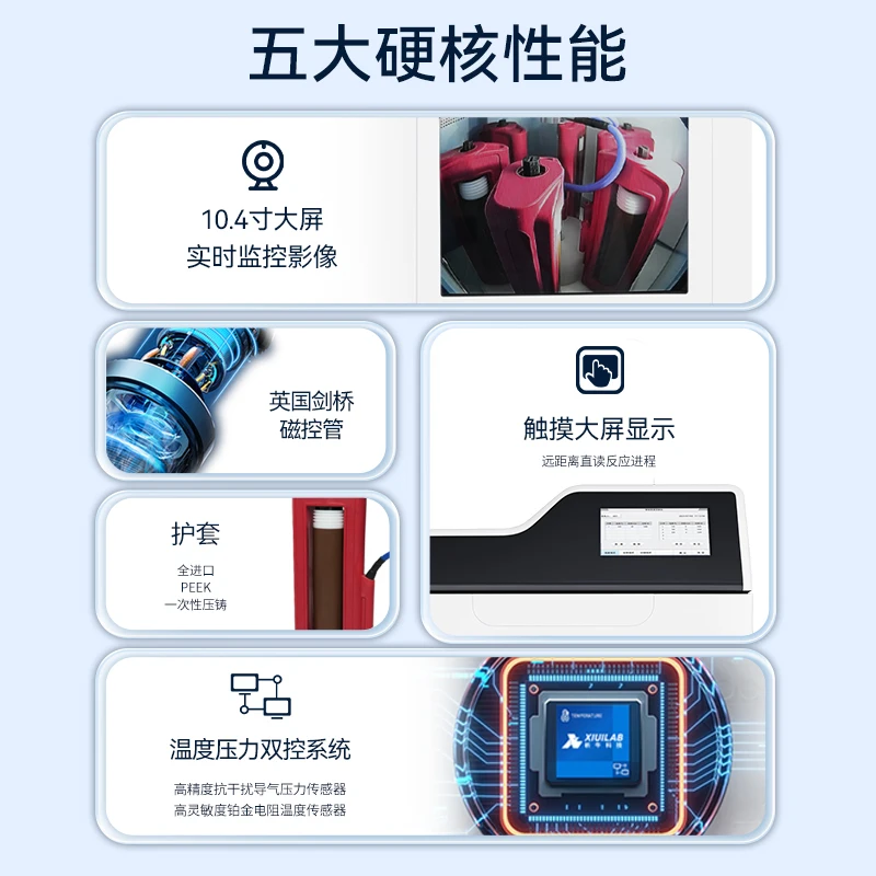 Microwave digestion instrument Automatic frequency conversion Laboratory sample pretreatment High flux graphite acid catcher