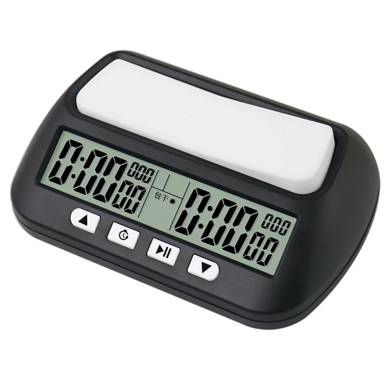 448D Upgrade Chess Clock Bonus Competition Hour Meter Count Up Down Timer Board Game Stopwatch Compact Digital Watch