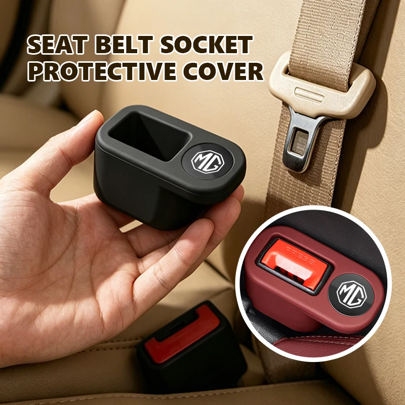 Car Seat Belt Base Protector Anti Scratch Cover Accessories For MG GT 3 5 6 7 GS Pilot HS ZS