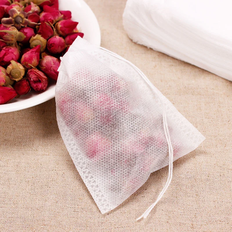 

100pcs Disposable Tea Bags Non-woven Fabric Tea Infuser Empty Bag Filter Bags Household Kitchen Convenience Accessories Gadgets