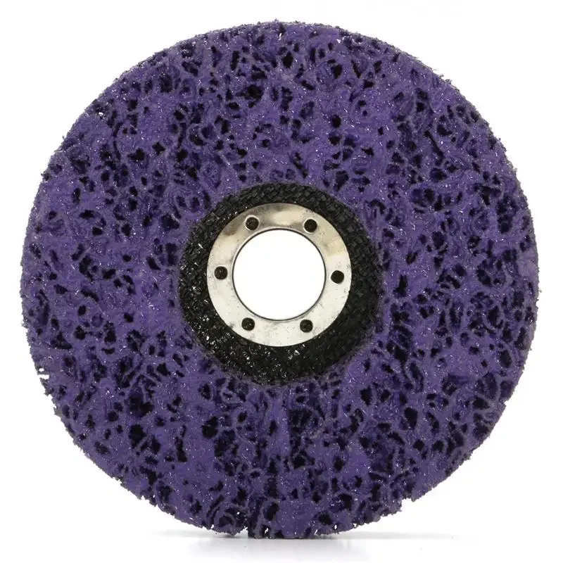 Imagem -06 - Roda Abrasiva para Remoção de Ferrugem Disco Coral Tira Poli Moedor de Ângulo Limpo 46 Grãos 100x16 mm 125x22 mm 115x22 mm Pcs Pcs