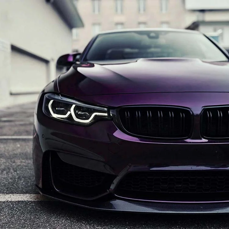 Car Accessories Most Popular Gloss PET Metal Midnight Purple Car Wrapping Vinyl Waterproof