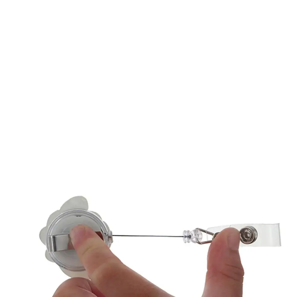 

Cartoon Dog Nurse Badge Reel Name Tag Chest Card Easy Pull Buckle Work Card Acrylic Puppy ID Card Holder Office School Supplies