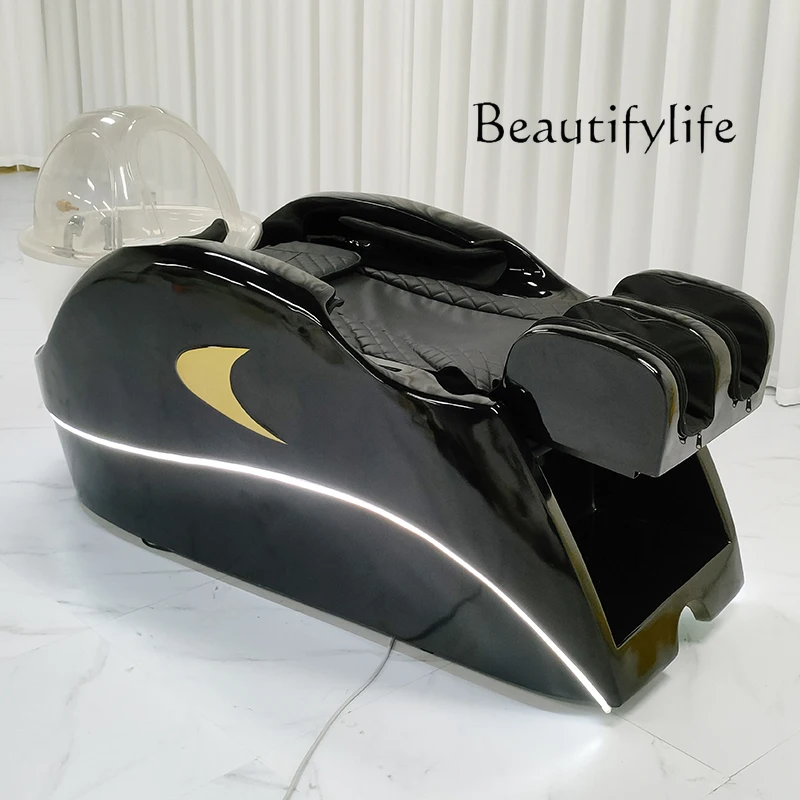 High-End Water Circulation Automatic Intelligent Electric Massage Shampoo Bed Barber Shop Whole Body Heating