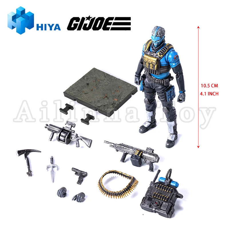 HIYA 1/18 4inch Action Figure Exquisite Mini Series G.I.Joe Range Viper Anime For Gift view 5