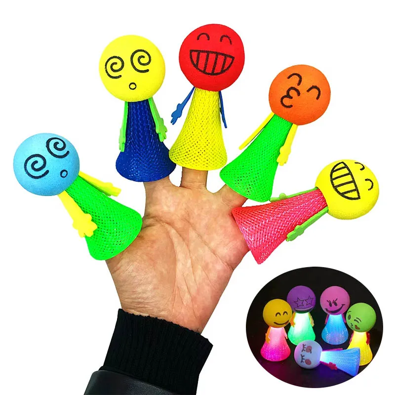 1-20PCS Random Multicolor Plastic Doll Funny Children Toy Campus Reward Creative Gift Jump Bounce Elf Party Birthday Fly Man