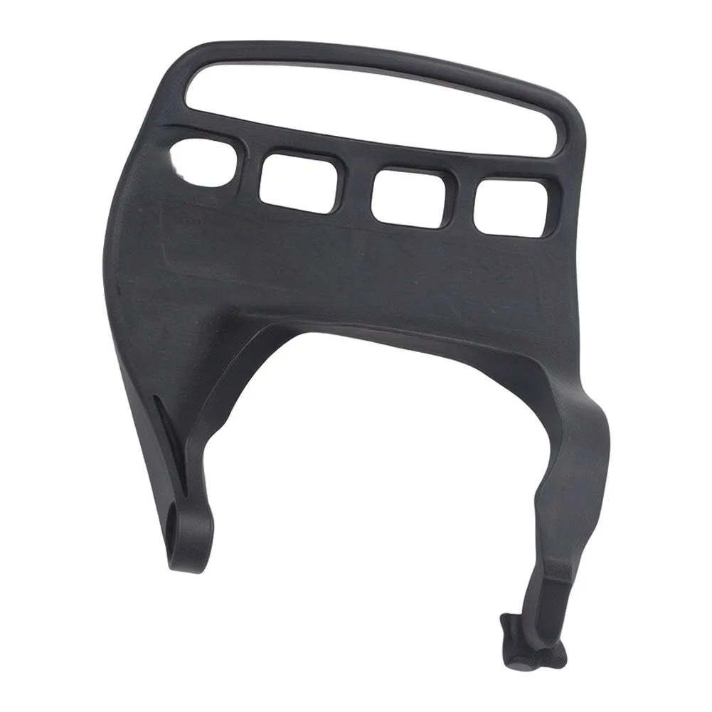 Chain Saw Guard Safety Brake Baffle For Professional Logging High-strength Plastic Black Finish Secure Grip Design