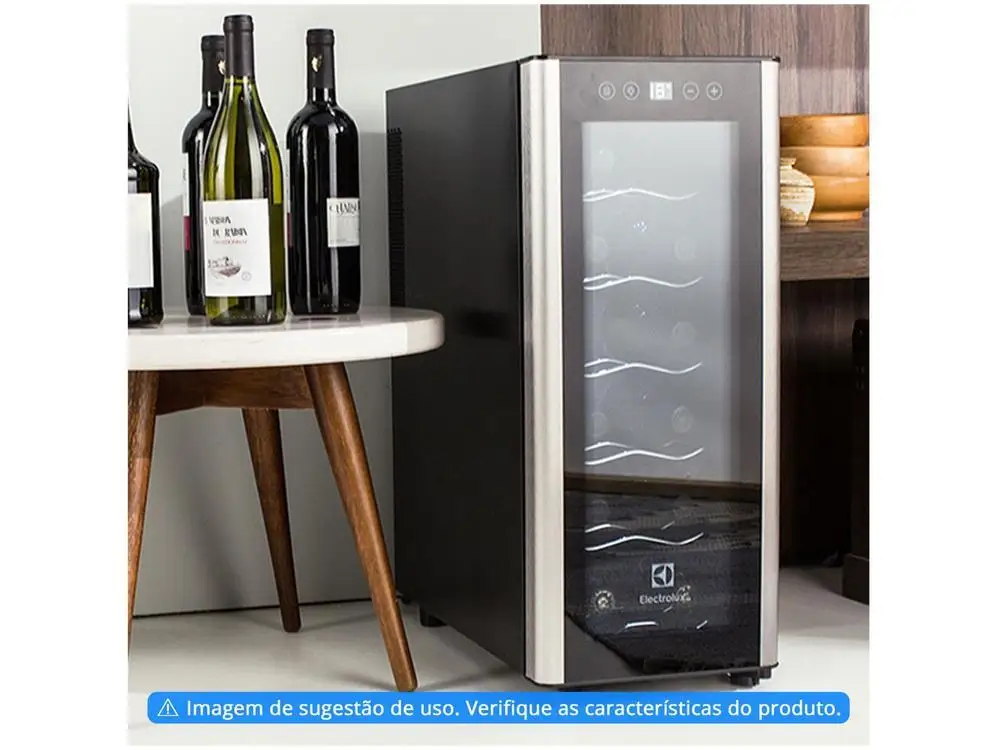 Cellar Electrolux 12 Bottles with LED 1 Doors-Bivolt