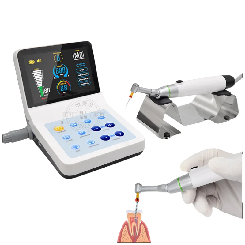 2 in 1R-Smart-Plus  Endo motor With Apex Locator Large LCD Screen 4 Working Mode  Endodontic Treatment