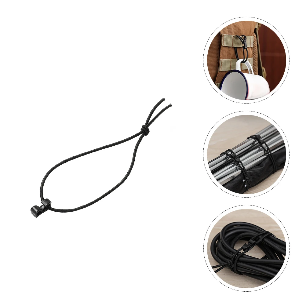 

30 Pcs Webbing Clips Elastic Band Strap Organizer Storage Ribbon Gear Attachment Hunting Bag Accessories Lightweight Portable