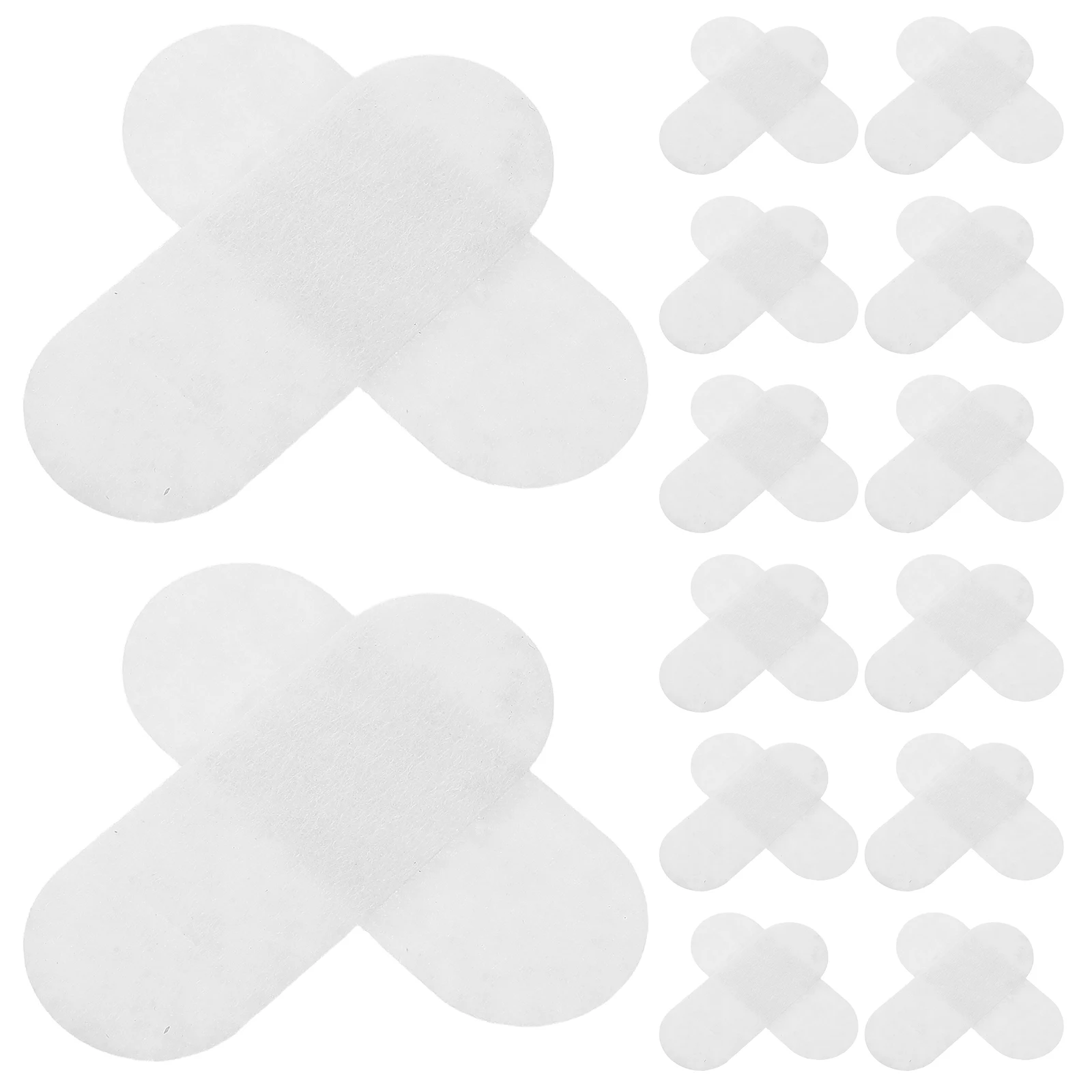 

100pcs Water Drop Clip Felt Pads Soft Durable Craft Cushions Diy Hairpin Making Barrettes Gaskets Headdress Accessories For Kids