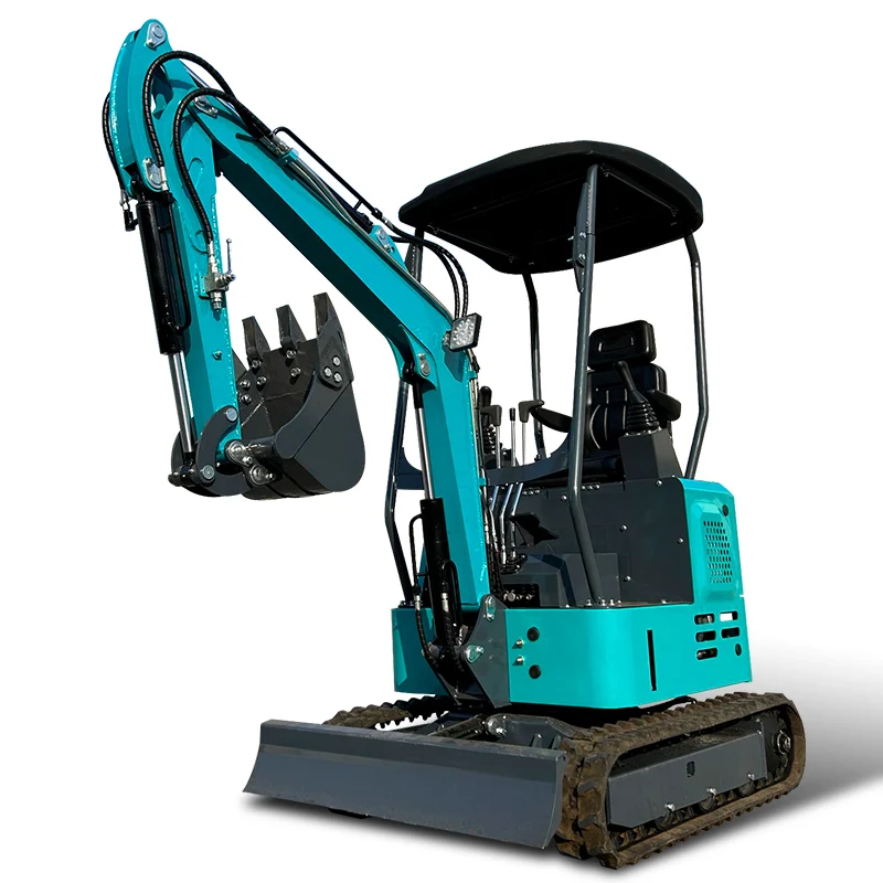 Customized China Factory Direct Mini Digger for Farm Garden Use High Quality Roof Excavator with 1-Year Warranty