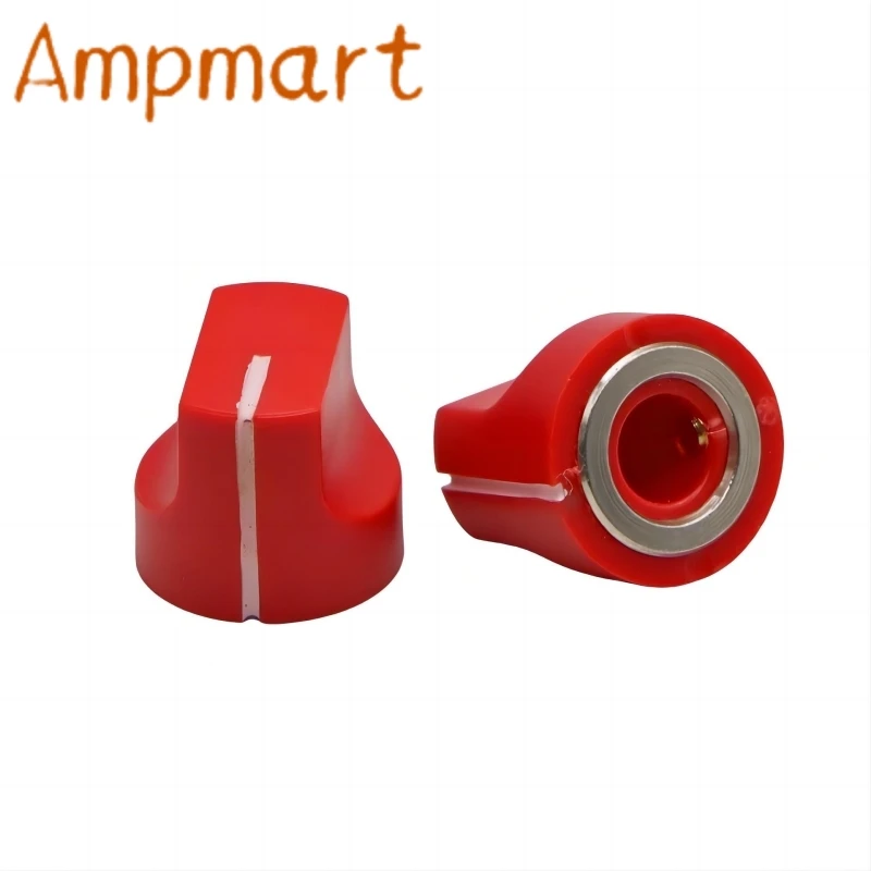 5 Stück 16×15mm Gitarren-Effektpedal-Knöpfe, Potentiometer-Lautstärkeregler für Radio & HIFI-Verstärker, Innendurchmesser 6,0 mm – Detail 7