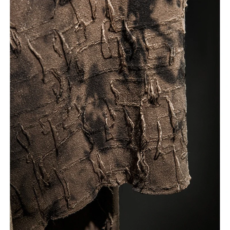 

Soft Elasticity Mottled Knitted Fabric for Dress Knitwear Clothing Coat Pants Design Cloth Diy By The Meter Sewing Material
