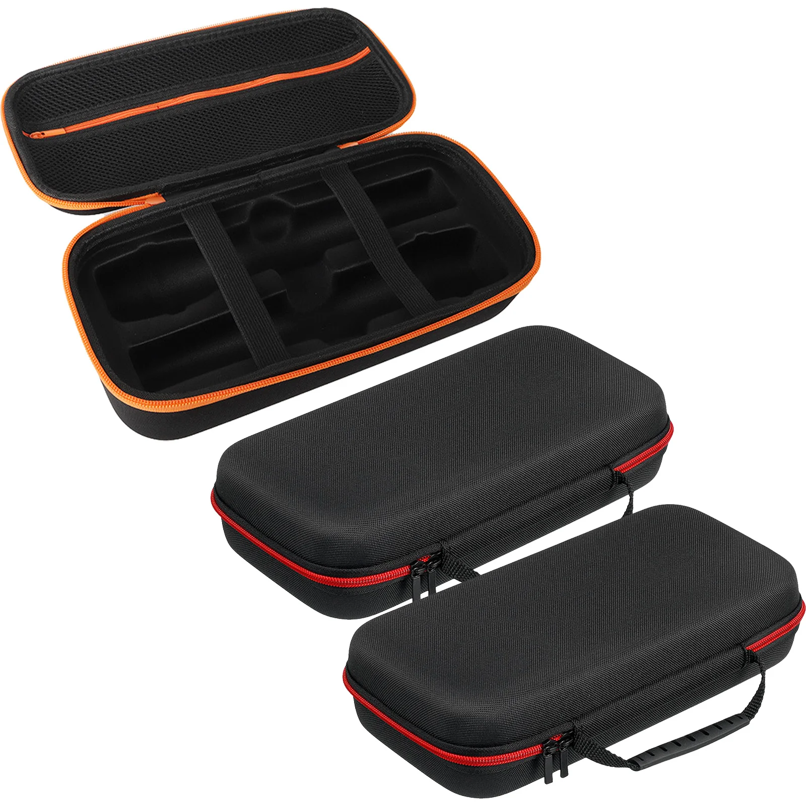 

3Pcs Microphone Storage Case Eva Shockproof Hard Carrying Multi Microphone Holder Portable Mic Travel Organizer Pouch